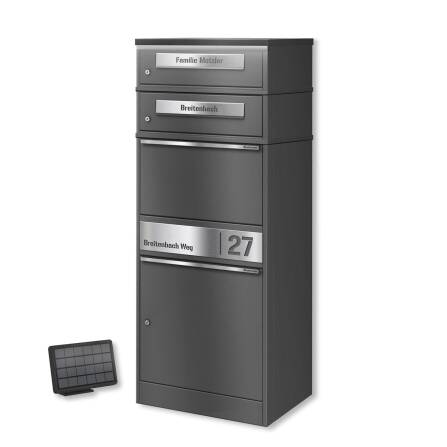 Metzler Paketbox mit 2 Briefkästen | LED |...