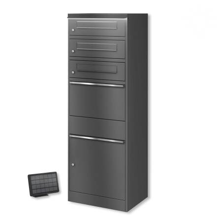 Metzler Paketbox mit 3 Briefkästen | LED |...