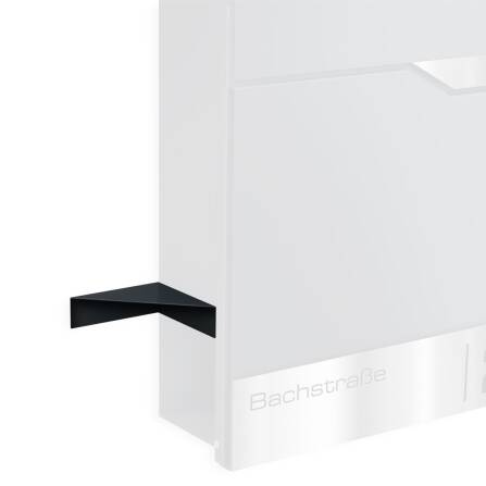 Metzler Regal für Briefkästen | Anthrazit | Plate T