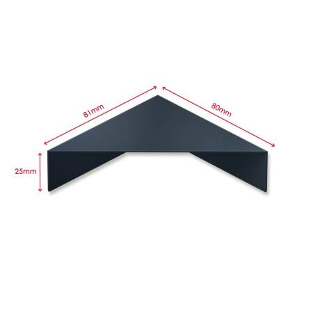 Metzler Regal für Briefkästen | Anthrazit | Plate T