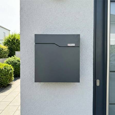Metzler Briefkasten | austauschbares Namensschild | Siebert 2
