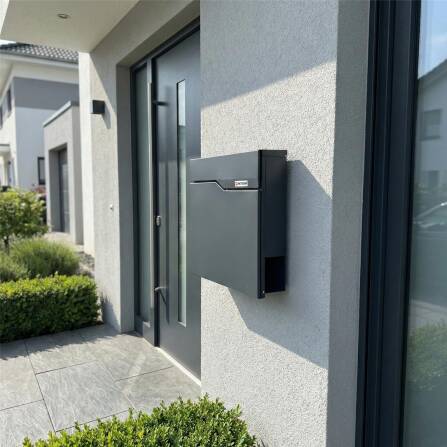 Metzler Briefkasten | austauschbares Namensschild | Siebert 2