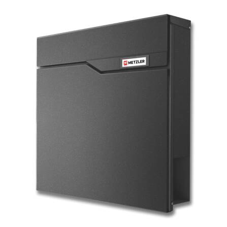 Metzler Briefkasten | austauschbares Namensschild | Eisenglimmer | Siebert 2