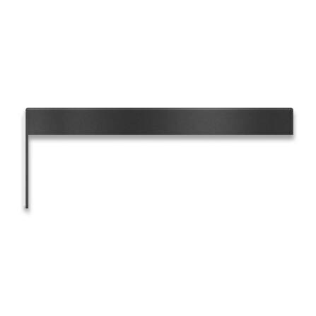 Metzler Regal für Briefkästen | Schwarz | Plate D