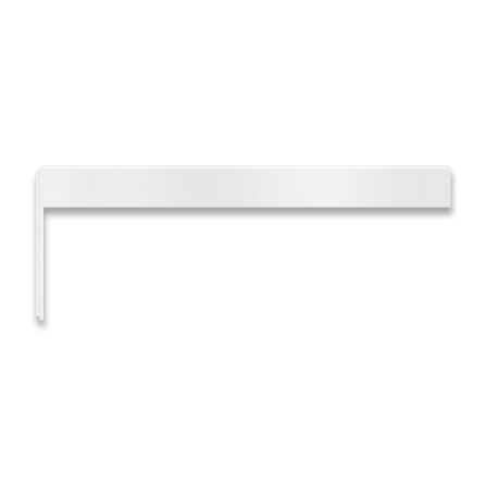 Metzler Regal für Briefkästen | Weiß | Plate D