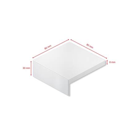 Metzler Regal für Briefkästen | Weiß | Plate D