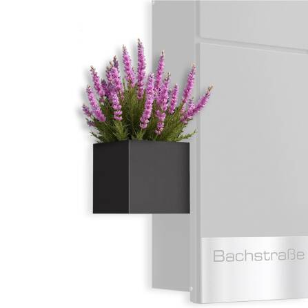 Metzler Blumenkasten für Briefkästen | Eisenglimmer | Cubic I