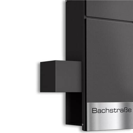 Metzler Blumenkasten für Briefkästen | Eisenglimmer | Cubic I