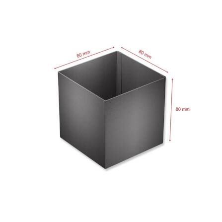 Metzler Blumenkasten für Briefkästen | Eisenglimmer | Cubic I