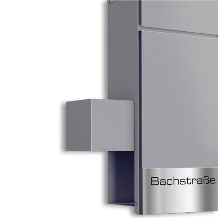 Metzler Blumenkasten für Briefkästen | Grau | Cubic I