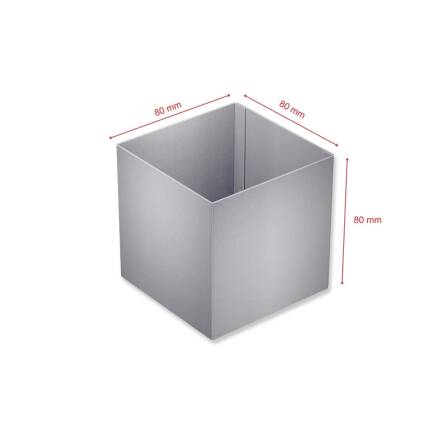 Metzler Blumenkasten für Briefkästen | Grau | Cubic I