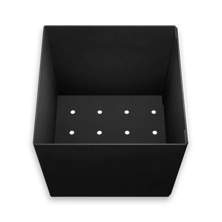 Metzler fioriera per cassette postali | Nero | Cubic I