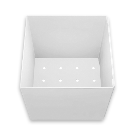 Metzler Blumenkasten für Briefkästen | Weiß | Cubic I