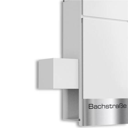 Metzler Blumenkasten für Briefkästen | Weiß | Cubic I
