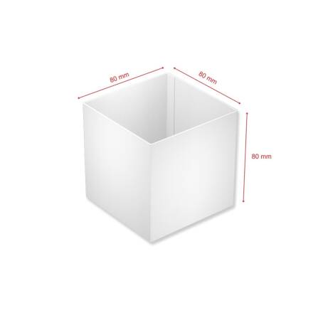 Metzler Blumenkasten für Briefkästen | Weiß | Cubic I