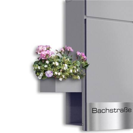 Metzler Dekoschale für Briefkästen | Grau |...