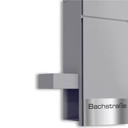 Metzler Dekoschale für Briefkästen | Grau | Cubic G