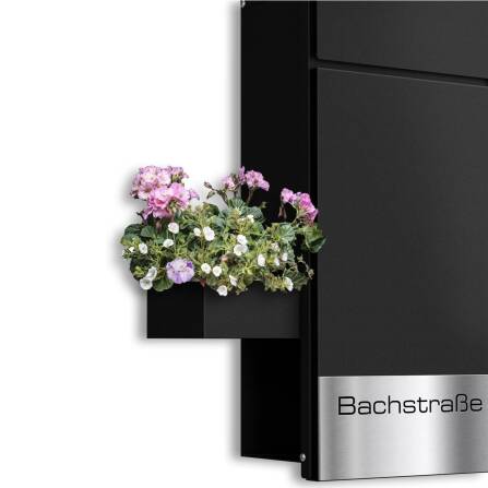 Metzler Dekoschale für Briefkästen | Schwarz |...