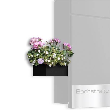 Metzler Dekoschale für Briefkästen | Schwarz | Cubic G