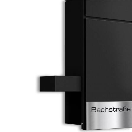 Metzler Dekoschale für Briefkästen | Schwarz | Cubic G