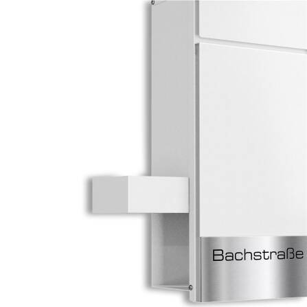 Metzler Dekoschale für Briefkästen | Weiß | Cubic G