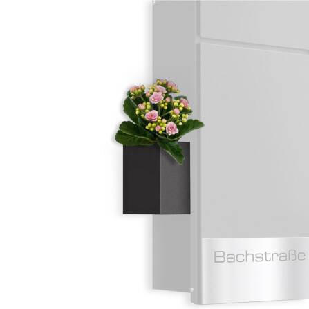 Metzler Blumenkasten für Briefkästen | Eisenglimmer | Cubic H