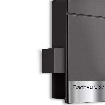 Metzler Blumenkasten für Briefkästen | Eisenglimmer | Cubic H