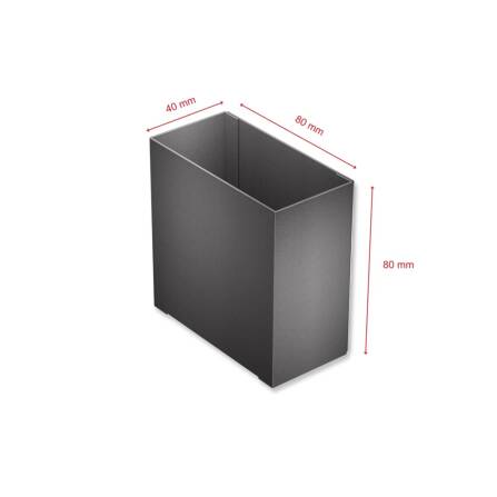 Metzler Blumenkasten für Briefkästen | Eisenglimmer | Cubic H
