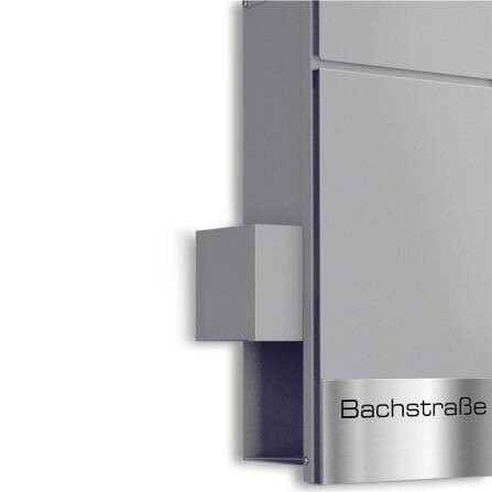 Metzler Blumenkasten für Briefkästen | Grau | Cubic H