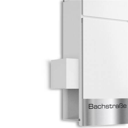 Metzler Blumenkasten für Briefkästen | Weiß | Cubic H