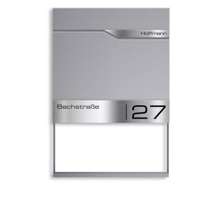 Metzler Dekorahmen für Briefkästen | Dekoregal in Grau | Frame K