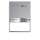 Metzler Dekorahmen für Briefkästen | Dekoregal in Grau | Frame K