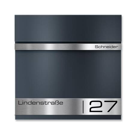 Metzler Briefkasten mit Lasergravur | Stencil 2