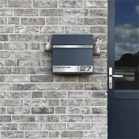 Metzler Briefkasten mit Lasergravur | Stencil 2