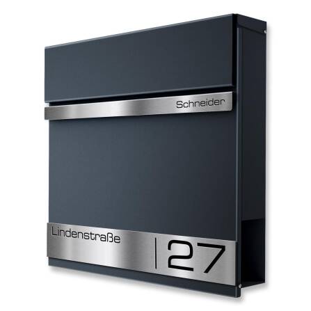 Metzler Briefkasten mit Lasergravur | Stencil 2