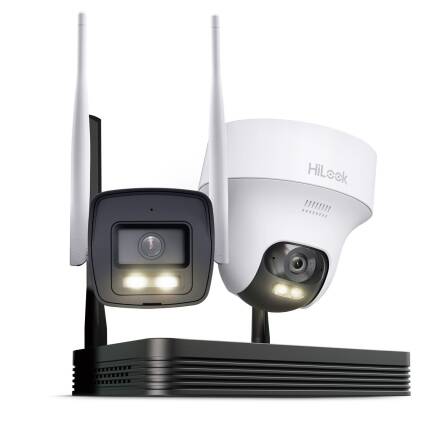 HiLook EasyLink WLAN Kit | 4 MP Bullet + PT Turret...