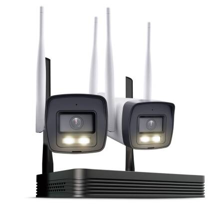 HiLook EasyLink WLAN Kit | 2x 4 MP Bullet...