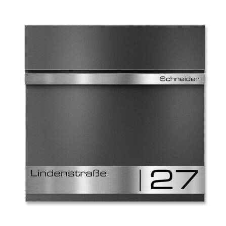 Metzler Briefkasten mit Lasergravur | Eisenglimmer |...