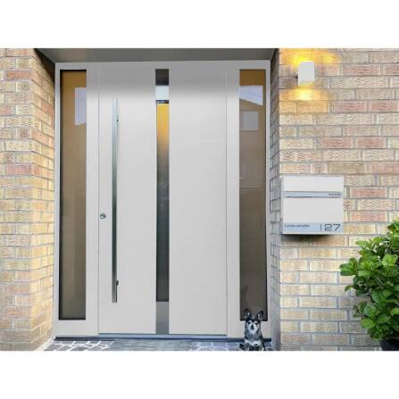 Metzler Cassetta postale con incisione laser | Bianco | Stencil 2