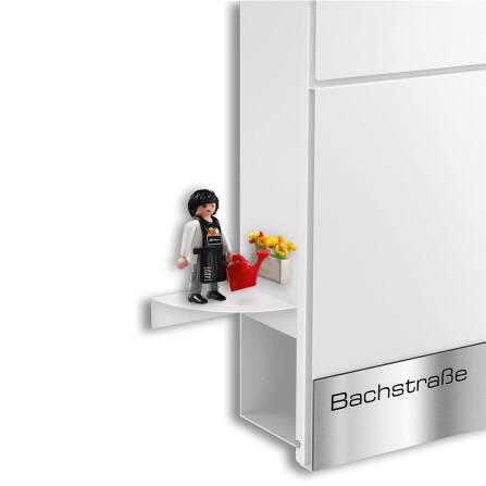 Metzler Regal für Briefkästen | Weiß |...