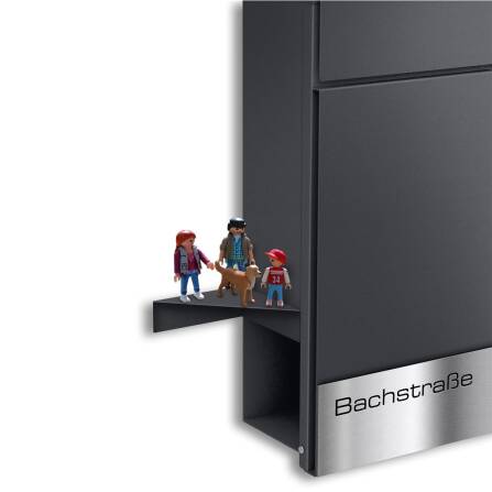 Metzler Regal für Briefkästen | Eisenglimmer |...