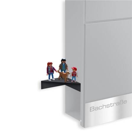 Metzler Regal für Briefkästen | Eisenglimmer | Plate T