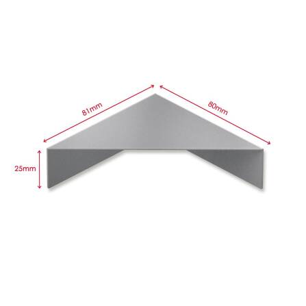 Metzler Regal für Briefkästen | Grau | Plate T