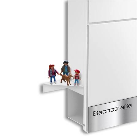Metzler Regal für Briefkästen | Weiß |...