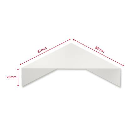 Metzler Regal für Briefkästen | Weiß | Plate T