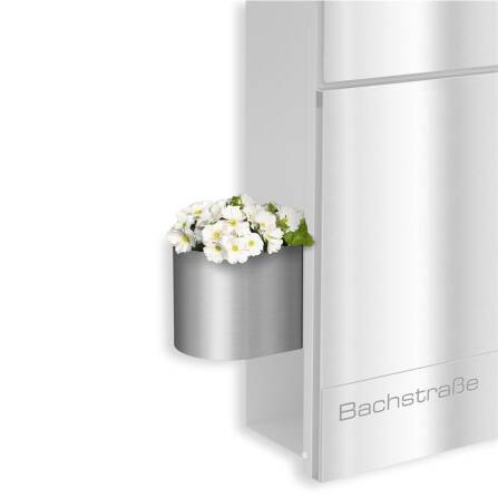 Metzler Blumenkasten für Briefkästen | Edelstahl | Cubic R