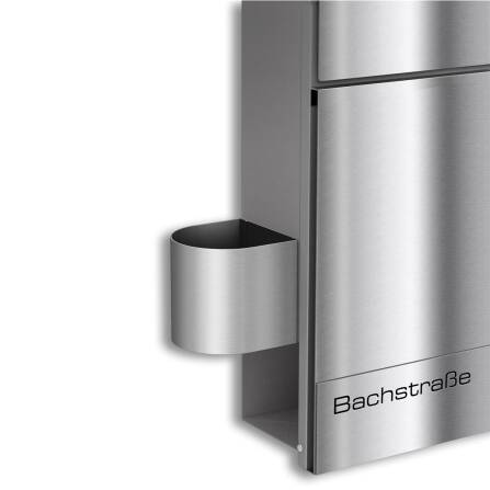 Metzler Blumenkasten für Briefkästen | Edelstahl | Cubic R