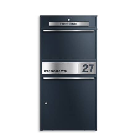 Metzler Paketbox XL mit Briefkasten | Paketkasten...