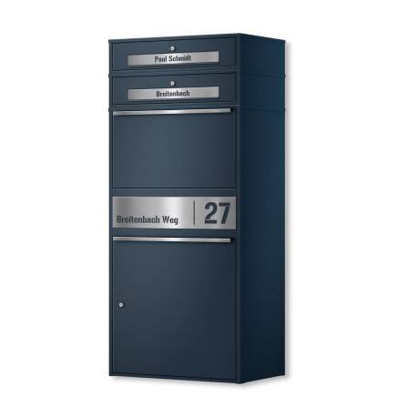 Metzler Paketbox XL mit 2 Briefkästen | Paketkasten...