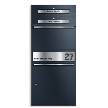Metzler Paketbox XL mit 2 Briefkästen | Paketkasten...